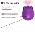 thumbnail image 2 of XBONP Rose Sex Toys Sucking Vibrator Clitoris Stimulation Powerful Adulut Sex Toys for Women,Purple, 2 of 5