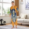 thumbnail image 5 of IAUYY Unisex Adult Onesie Pajamas Ultra-Soft Crystal-Soft Fabric, Halloween Adult Onesie Pajamas Adults,With a Zipper Plus Size Onesie Pajamas, Mummy's Hands, 5 of 7