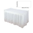 thumbnail image 3 of TACILIP Table Skirt Party Table Skirt Desk Skirt Falda Table Skirts for Rectangle Tables, Home Decor, 3 of 6