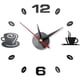 thumbnail image 1 of Reloj de pared 3D DIY, 2 piezas de reloj de pared grande DIY, reloj de pared grande sin marco, pegatina de espejo 3D, péndulo silencioso de metal, reloj de pared de metal moderno, decoración de sala, 1 of 5