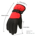 thumbnail image 2 of Lroveb Ski Gloves for Kids Boys Girls Waterproof Winter Gloves Snow Windproof Mittens Outdoor Sports Skiing Age 6-11 Years Gloves, 2 of 2
