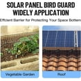 thumbnail image 6 of M optimized Squirrel Guard PVC Coated Wire Mesh Roll Critter Guard Weather Proof Solar, Black Bird Barrier for Solar Panels, 6 of 6