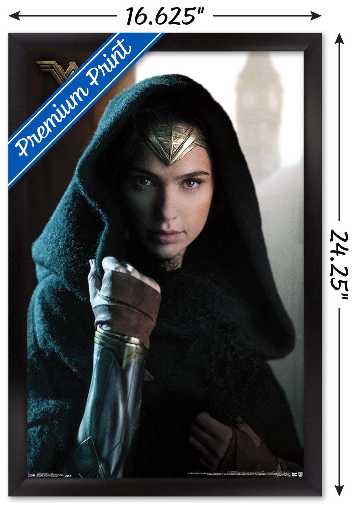 DC Comics Movie - Wonder Woman - Cloak Wall Poster, 14.725" x 22.375", Framed