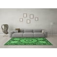 thumbnail image 3 of Ahgly Company Indoor Rectangle Persian Emerald Green Traditional Area Rugs, 2' x 4', 3 of 4