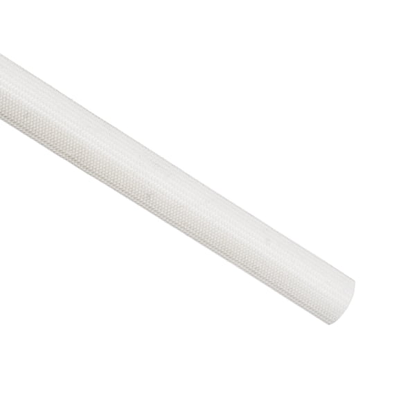 Uxcell 33Ft-12mm High TEMP Silicone Fiberglass Sleeve Insulation Cable Protectors White