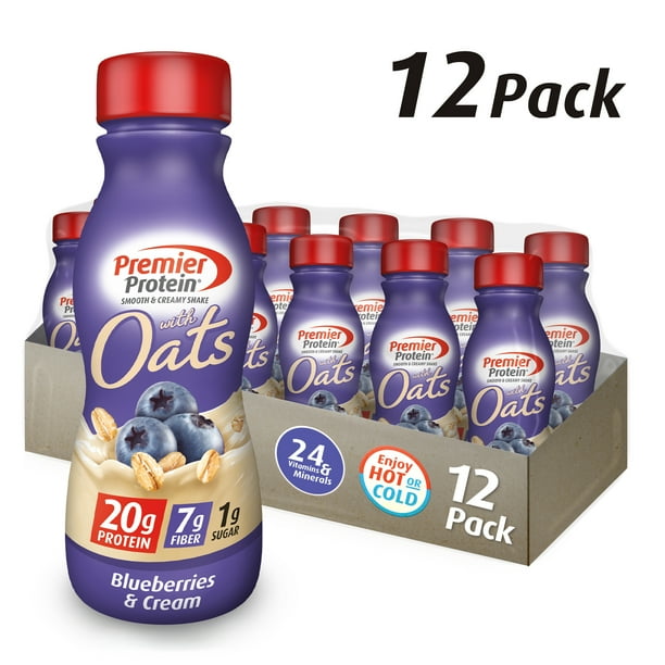 Premier Protein Shake with Oats, Blueberries & Cream, 20g Protein, 11.5