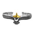 thumbnail image 1 of Eagle Cuff Bracelet Vintage Rock Punk Bangle Cuff Wristband Bracelet Brazalete Abierto Para Hombres Y Mujeres seitruly AP007442-01, 1 of 6