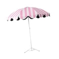 thumbnail image 1 of harayaa Parasol de Plage Pare-Soleil Robuste Résistant au Vent Portable Protection Solaire pour avec Base Pliable, 1 of 8