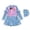 Sky Blue, variant on lnmuld Girls UPF 50 Long Sleeve Hooded Sun Rash Guard - Beach & Pool Protective Swimsuit Color:Light Blue,Size:5-6 Years