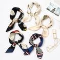 thumbnail image 4 of Jumpingount Bufanda cuadrada pequeña para mujer, chales de satén, bolsa de lazo para el pelo Vintage, bufandas portátiles con asa, pañuelo Ropa, zapatos y accesorios Miscelánea Rosado, 4 of 6