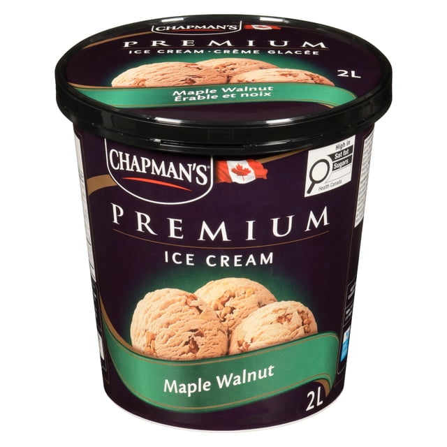 Chapman's Premium Maple Walnut Ice Cream in a Tub, 2L