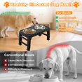 thumbnail image 4 of Comedero elevado para perros COMESOON plegable de acero inoxidable de 10", 4 of 9