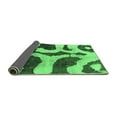 thumbnail image 2 of Ahgly Company Indoor Rectangle Abstract Emerald Green Modern Area Rugs, 5' x 7', 2 of 4