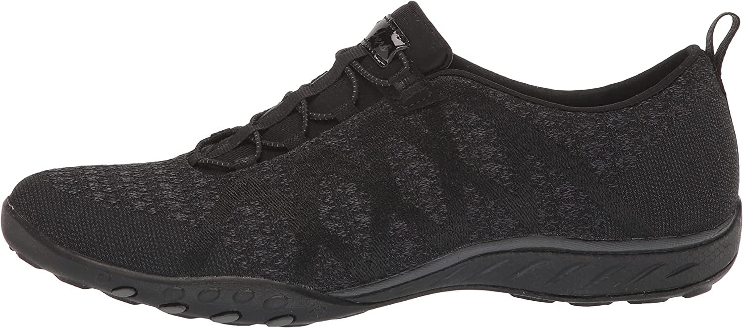 Skechers Women's Breathe Easy Infi-knity Knit Bungee Comfort Slip-on Sneaker, Wide Widths Available