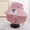 Pink, variant on Women's Solar Charging Neck Flap Sun Hat, UPF 50 Breathable Cooling Cap for Farm Work Outdoor Activity Gray