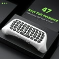 thumbnail image 4 of TiMOVO Wireless Controller Keyboard for Xbox One / Elite, Xbox Series X/S, with Headset Audio Jack, 2.4G Receiver Included, Xbox One Game Accessories, White, 4 of 8