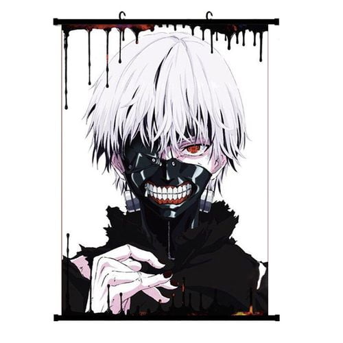Kaboer Tokyo Ghoul Ken Kaneki Anime Manga Home Decor Poster Wall Scroll Art Painting Walmart Com
