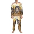 thumbnail image 3 of Sikiie Wildlife Protection Mens Pajama Set, Soft Warm Long Sleeve Sleepwear, Cozy Button-Down Pjs for Men-XX-Large, 3 of 7