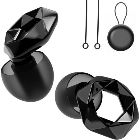Concert Ear Plugs For Hearing Protection High Fidelity Noise Reduction Earplugs For Tinnitus Relief Ear Plugs For Concerts Loud Music Musicians Motorcycles Airplanes Raves(Black)