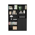 thumbnail image 3 of FM FURNITURE Reid 2 Piece Living Room Set Black Engineered Wood, 3 of 6