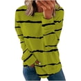 thumbnail image 2 of EQWLJWE Chemises à Manches Longues pour Femmes Pack Chemises Décontractées à Manches Longues pour Femmes Imprimé Col Rond Chandail en Molleton Chandail Tunique Ample Hauts Vêtements d'Automne pour Femmes, 2 of 6