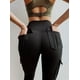 thumbnail image 4 of Leggings de mujer, pantalones de yoga ajustados, pantalones de mujer de cintura alta y pierna ancha, pantalones deportivos acampanados, transpirables, de secado rápido, 4 of 5
