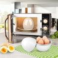 thumbnail image 5 of Microwave Egg Boiler, EEEkit Microwave Egg Maker, Rapid Easy ​Egg Cooker, Microwave Egg Steamer, Boiled Egg Poachers, White, 5 of 7