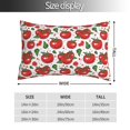 thumbnail image 2 of KLL Hand Drawn Tomatoes Pillow Covers Envelope Closure,Super Soft and Cozy Fuzzy Fleece Pillow Case Cover (No pillow core） 20"x30", 2 of 5