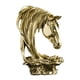 thumbnail image 2 of Estatua de cabeza de caballo, adorno coleccionable, figura decorativa, escultura de caballo para Oro, 2 of 9