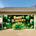 thumbnail image 2 of zhangmingg Festive Garage Banner for Home with Irish Themed Patterns, 2 of 6