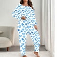 thumbnail image 7 of FDGIU ‌‌‌‌‌Women Plus Size Pajama Sets - Soft Printed 2 Piece Cute Printed Loungewear, 7 of 7