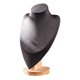 thumbnail image 1 of Soporte de exhibición de collar y colgante de busto de joyería de cadena Soporte de collar de decoración de madera para L, 1 of 9