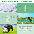 thumbnail image 4 of Dog Toys Soccer Ball with Interactive Pulling Tabs, Dog Toys for Tug of War, Puppy Birthday Gifts, Dog Tug Toy, Dog Water Toy, Durable Dog Balls for Finnish Lapphund And other Medium Herding Dogs, 4 of 7