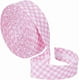 thumbnail image 1 of Cinta al bies rosa a rayas de 10,94 yardas, 0,83 pulgadas, cinta al bies doble, pre-doblada, a granel, para decoración de cheongsams, costura de prendas de vestir y ribetes., 1 of 9