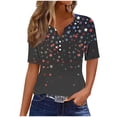 thumbnail image 2 of Cancel Order Patriotic Shirts for Women Short Sleeve 4Th of July Tops V Neck American Flag Shirt Star Striped Graphic Blouse Usa T Shirt Cancel Membership, 2 of 5