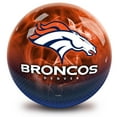 thumbnail image 1 of Denver Broncos NFL On Fire Bowling Ball 15lbs, 1 of 1
