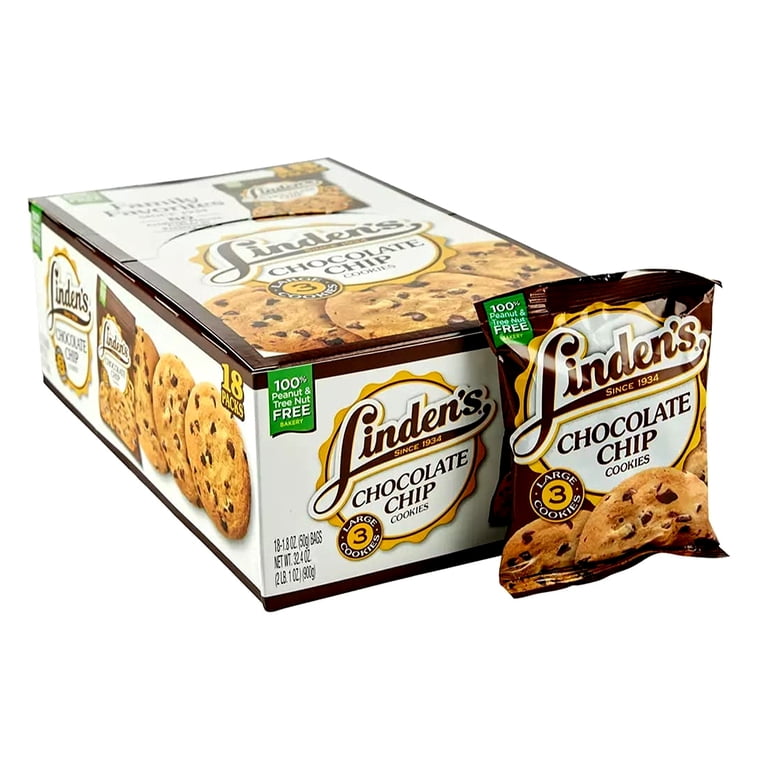LINDEN CHOCLATE CHIP 18CT 1.8OZ - Walmart.com