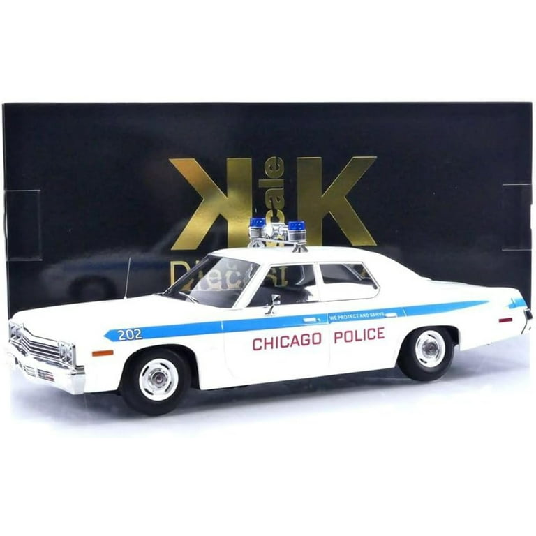 KK SCALE MODELS 1/18 - DODGE Monaco Chicago Police - 1974