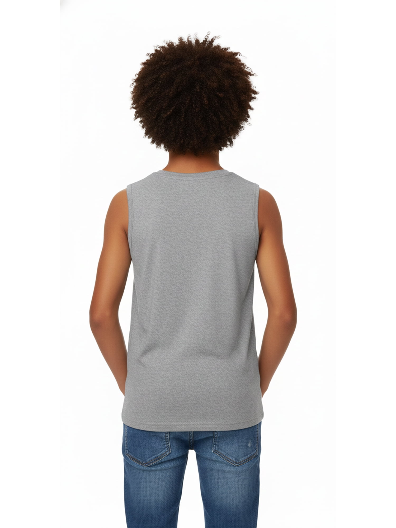 Wonder Nation, Boys' & Big Boys Graphic Core Tank Top, Beach Mode, Sizes 4-16 Husky