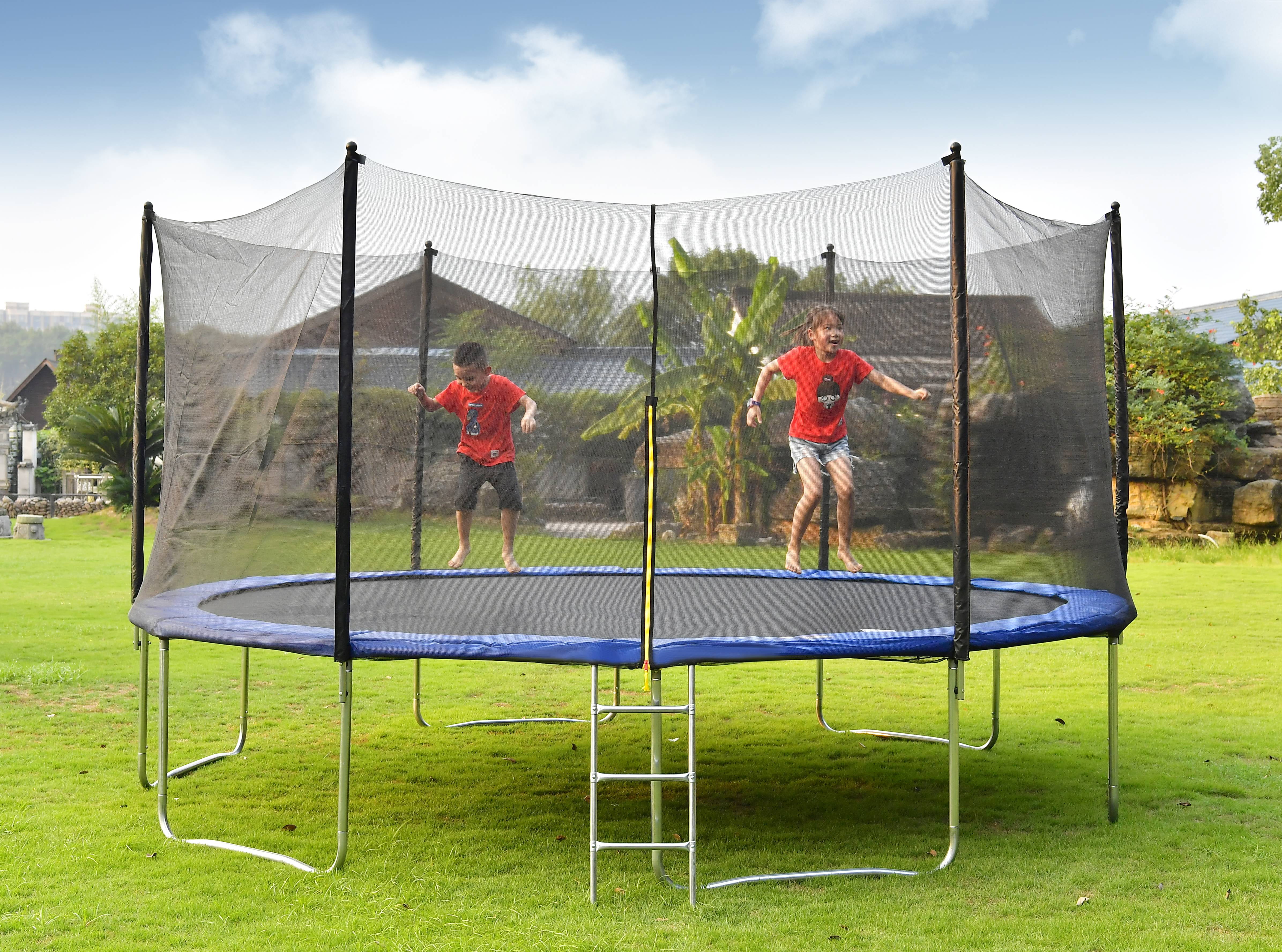 jump and slide trampoline