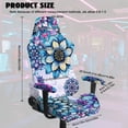 thumbnail image 4 of TSOVTHRID Blue Boho Mandala Floral Print 4 PCS Gaming Chair Covers Slipcovers Stretchy Gaming Chair Cover Set Anti-Dust Office Desk Chair Cover with Armrest Covers, 4 of 7