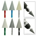 thumbnail image 3 of 6Mm Shank Resin Diamond Conical Burr Grinding Head For Stone Carving Rotary, 3 of 8