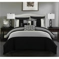thumbnail image 1 of Chic Home BCS00842-US Izar Ensemble de Couette 10 Pcs, Noir - Grand, 1 of 6