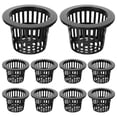 thumbnail image 1 of 10Pcs Plastic Net Cups Hydroponic Planting Mesh Pots Small Planting Baskets Pots Plant Containers, 1 of 8