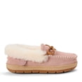 thumbnail image 2 of Fireside by Dearfoams Women's Gladstone Genuine Shearling Moccasin with Stitching, 2 of 8