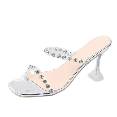 

KI-8jcuD Womens Platforms Sandals Rhinestones Peep And Spring Heel Fashion High Women Summer Sandals Toe Women S Sandals Shoes For Women Sandals Fashion Rhinestone Platform Sandals For Women Wedge H