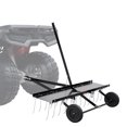 thumbnail image 1 of VEVOR Tow Behind Dethatcher, 48-inch Tow Dethatcher with 24 Spring Steel Tines, Lawn Dethatcher Rake for ATV or Mower, Tow Behind Lawn Rake with Lift Handle for Garden Farm Grass, 1 of 9
