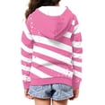 thumbnail image 3 of DISNIMO American Flag Hoodie Girls Pink Hoodies Zip Up for Teen Girls Sweatshirts Size 11-13 Sweatshirt Hoodie Kids Zipper Jacket Boys Jackets 4th of July Hoodies with Pockets Children Clothing, 3 of 7