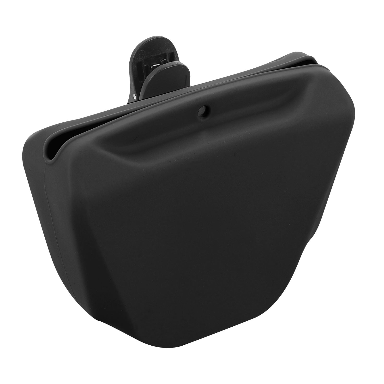 HEALEEP easy to clean dog treat holder Dog Training Snack Bag Silicone Black 1Pcs
