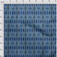 thumbnail image 4 of oneOone Polyester Spandex Medium Blue Fabric African Aztech Watercolor Dress Material Fabric Print Fabric By The Yard 56 Inch Wide, 4 of 4
